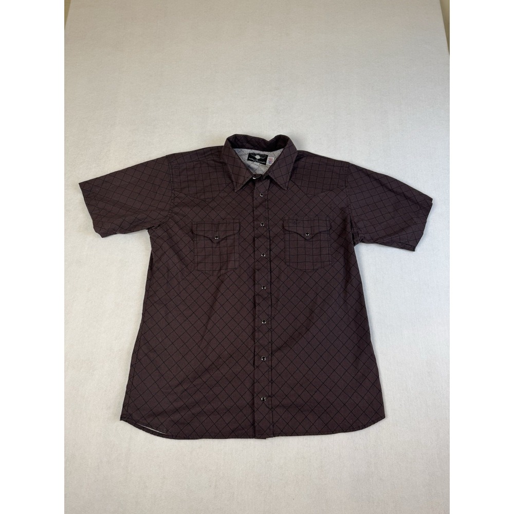 Vintage Flying R Ranchwear  With Black Pearl Snaps XL